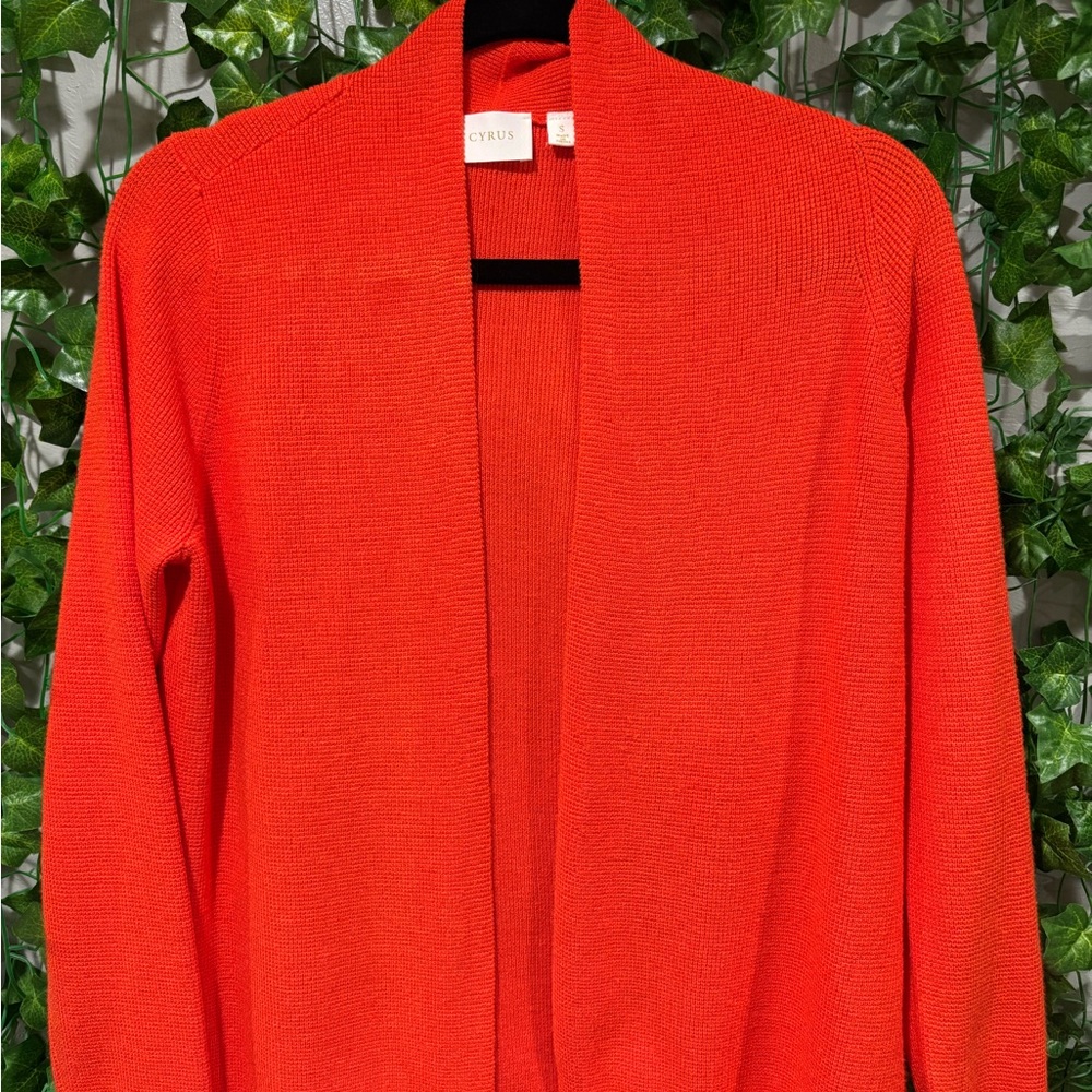 Cyrus Orange Knit Sweater
